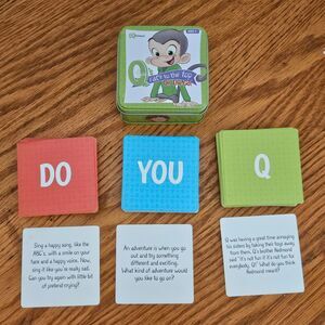 Q's Race to the Top On-the-Go Pack in Tin Complete with 100 Questions/Activities